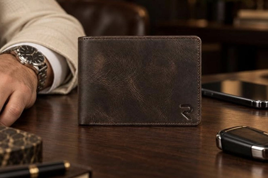 RAVEO Coin Pocket Bifold Wallet – lifestyle