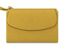 RAVEO Compact Flap Wallet in Mustard