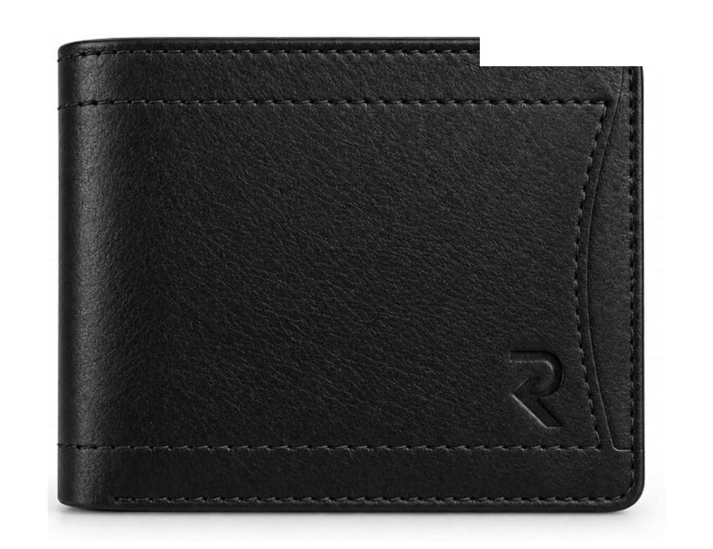 RAVEO Contour Stitch Wallet in Black