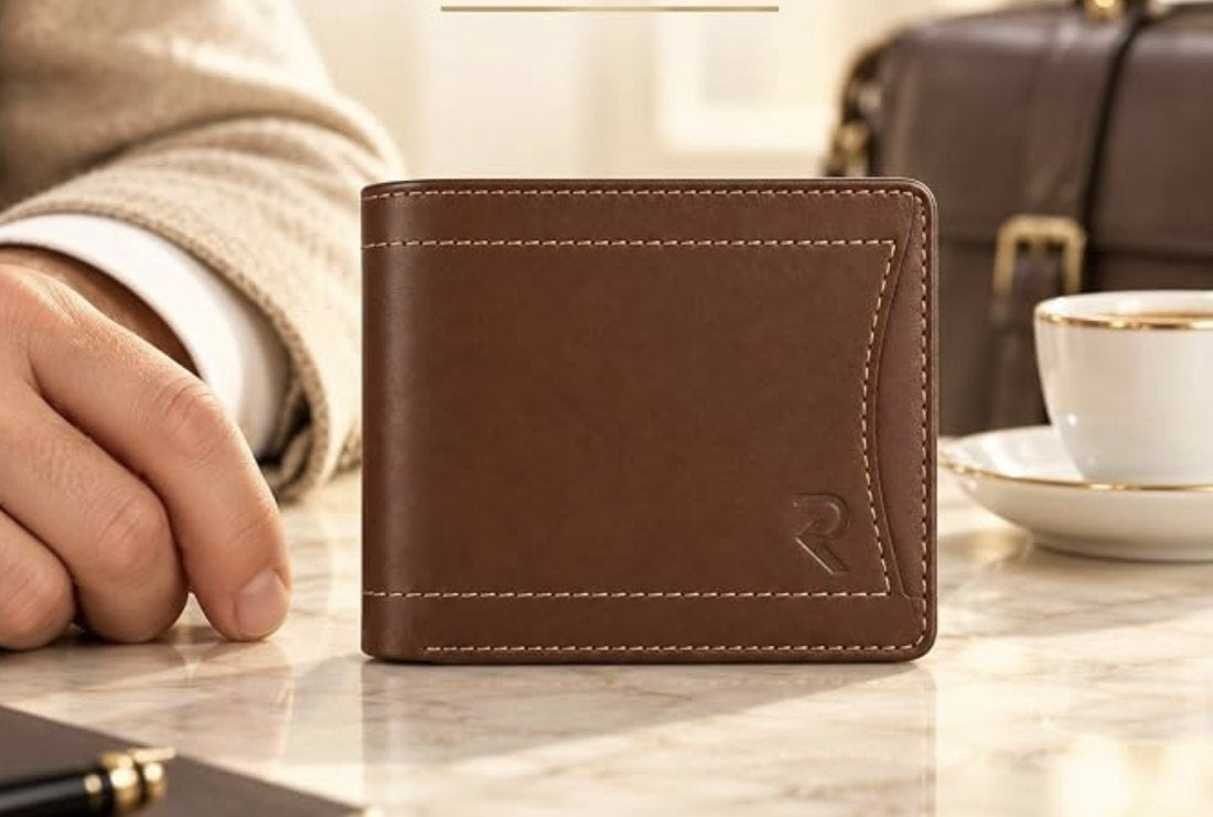 RAVEO Contour Stitch Wallet – lifestyle