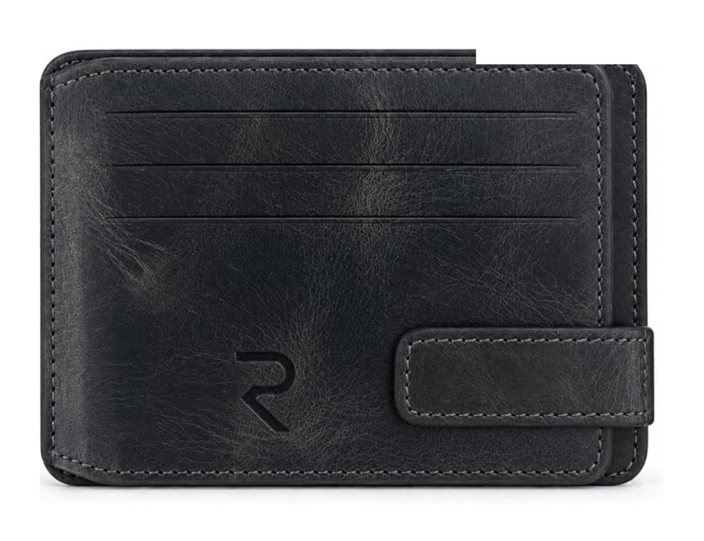RAVEO Magnetic Card Wallet in Anthracite