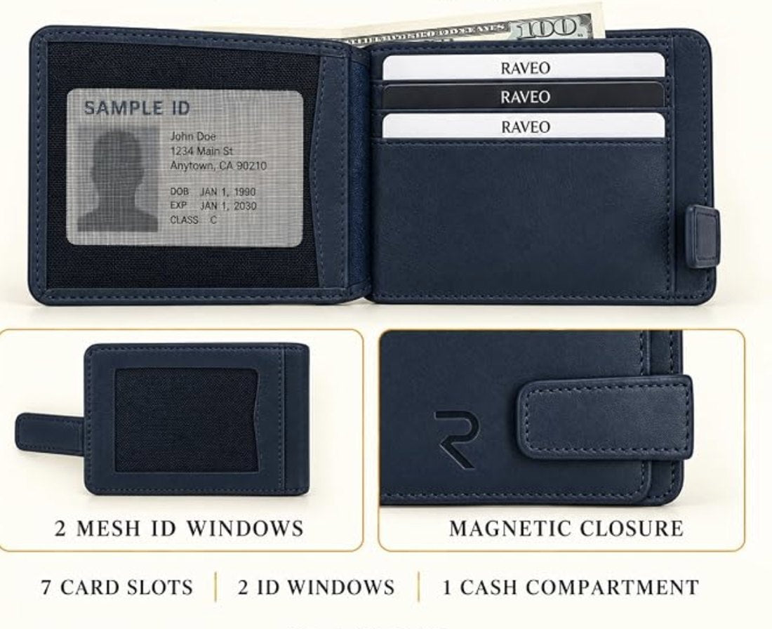 RAVEO Magnetic Card Wallet – inside