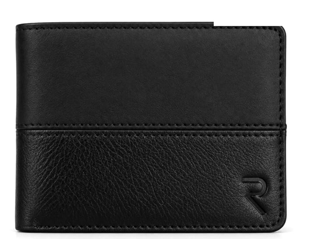 RAVEO Two-Tone Black Bifold in Black